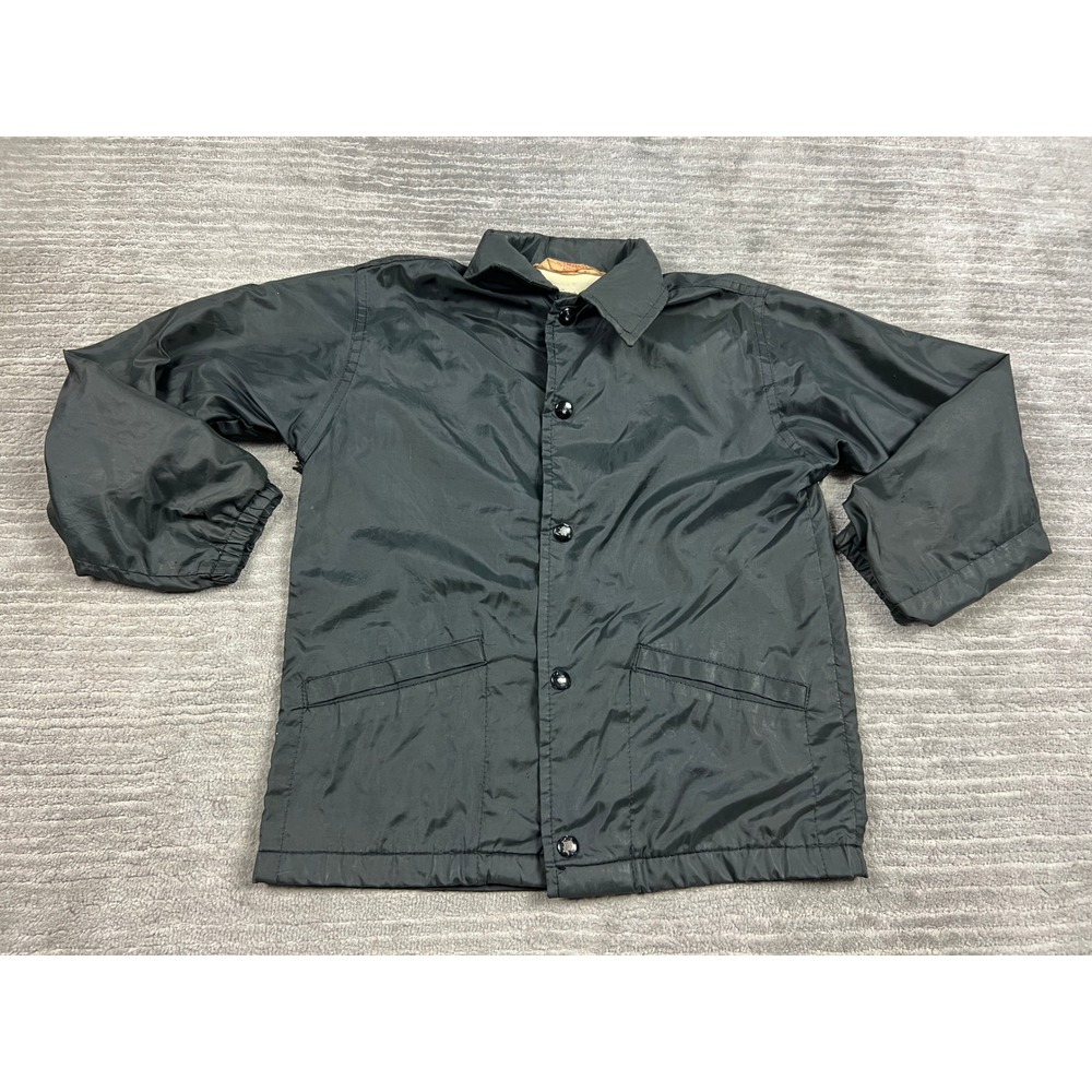 Windless Coach Jacket Men S Black 1981 Traveling Team Graphic Vintage Snap Front